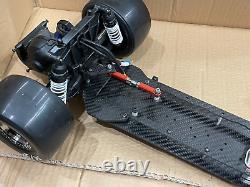 Châssis en fibre de carbone pour kit de course de drag Traxxas Slash 1/10