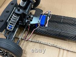 Châssis en fibre de carbone pour kit de course de drag Traxxas Slash 1/10