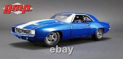 Chevrolet Camaro Blue White Racing Car 1969 Nhra Drag Gmp Acme 118 Diecast Z/28