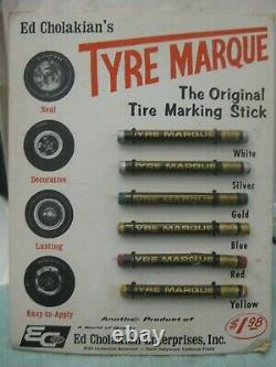 Compteur Speed Shop Des Années 1960 Afficher Haut Tyre Marque Drag Racing Hot Rod Muscle Car