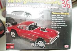 Corvette Chevrolet de 1961 de Toms Garage Gasser Rare 1:18 Drag Racing Acme A1800926tg