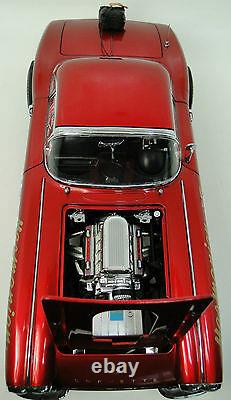 Corvette Chevy Drag Race Car Racing Vintage Classic Dream Racer Carousel Red118