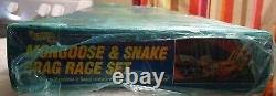 Course de dragsters Mongoose & Snake Funny Cars Hot Wheels 25e anniversaire 1993 Boîte usée