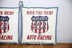 Coussins de siège de gradin du club de voitures anciennes des États-Unis pour la course de dragsters et les voitures Hot Rod