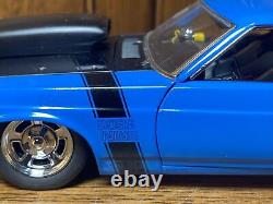 Danbury Mint 1969 Ford Mustang Boss Nine Pro Street 1/24 Modèle moulé sous pression Drag Race