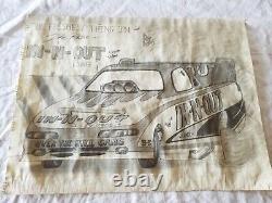 Dessin super rare de drag racing drôle de voiture In-n-out