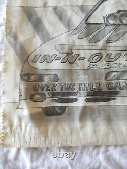 Dessin super rare de drag racing drôle de voiture In-n-out