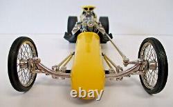 Dragster Race Car Classic Hot Rod Racer Promo Modèle Drag Carousel Yel1 18