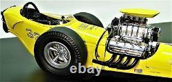 Dragster Race Car Classic Hot Rod Racer Promo Modèle Drag Carousel Yel1 18