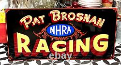 Enseigne peinte à la main personnalisée NHRA Drag Racing Race Car Garage Shop Collectible