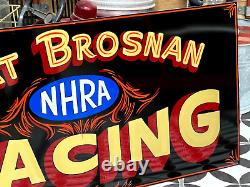 Enseigne peinte à la main personnalisée NHRA Drag Racing Race Car Garage Shop Collectible