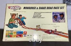 Ensemble de course de dragsters Hot Wheels Classics Mongoose & Snake dans sa boîte originale non ouverte de 2005