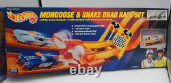 Ensemble de course de dragsters Mongoose & Snake Hot Wheels millésime 1993, non ouvert (RTC13)
