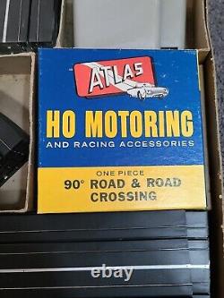 Ensemble de piste de course de voitures miniatures ATLAS N Larger #1208 DRAG RACING HO jamais utilisé dans la boîte