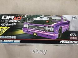 Équipe Associée Dr10 Rtr Brushless Drag Race Car Purple Radio Batterie & Chargeur