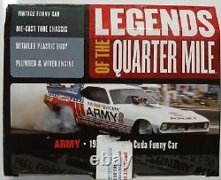 Erreur de voiture signée Auto World Legends Of The Quarter Mile 118 Armée Don Prudhomme