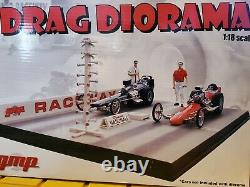 Gmp Drag Strip Raceway Diorama 118 Échelle Diecast Modèle Dragster Race Car Layout