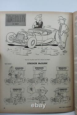 Hot Rod Magazine 1950 Scta Bonneville 1932 Ford Flatead Drag Racing Vtg Vieille Auto