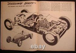 Hot Rod Magazine 1950 Scta Bonneville 1932 Ford Flatead Drag Racing Vtg Vieille Auto