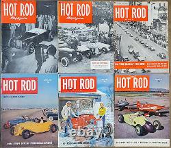 Hot Rod Magazine 1951 Scta Bonneville 1932 Ford Flatead Drag Racing Vtg Old Auto