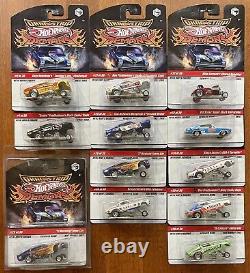 Hot Wheels 2008 Drag Strip Demons, Ensemble Complet de 30 Voitures, Comme Neuf avec des Numéros Supplémentaires #1, 9, 29