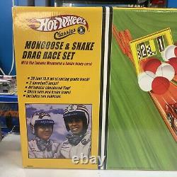 Hot Wheels Classics 2005 Snake et Mongoose Drag Race Set, non ouvert