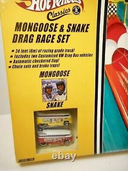 Hot Wheels Classics Mongoose & Snake Drag Race Set Scellé Autographié