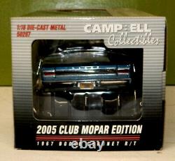 Hwy61/dcp Campbell 2005 Club Mopar Edition 1967 Dodge Coronet R/t Voir Les Photos