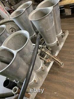 Injection de carburant Enderle SBC avec pompe / couvercle - Course de dragsters vintage Gasser Sprint Car