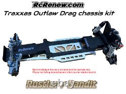 Kit de châssis allongé pour Traxxas Rustler Bandit Slash Drag racing Outlaw