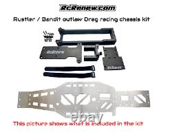 Kit de châssis allongé pour Traxxas Rustler Bandit Slash Drag racing Outlaw