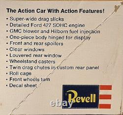 Kit de modèle de voiture de dragster Original Revell Boss Mustang Funny Car F/C #H-1209 non assemblé et rare