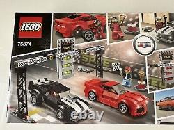 LEGO 75874 Speed Champions Chevrolet Camaro Drag Race - Voitures à construire prêtes pour la course.