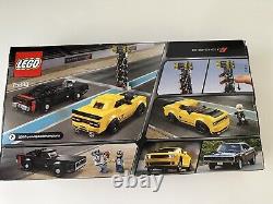 LEGO 75874 Speed Champions Chevrolet Camaro Drag Race - Voitures à construire prêtes pour la course.