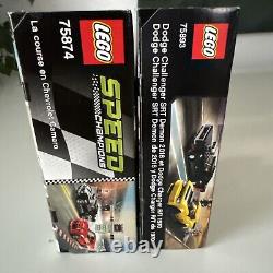 LEGO SPEED CHAMPIONS Course de Drag Camaro 75874 Dodge Challenger & Charger 75893