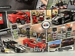 LEGO SPEED CHAMPIONS Course de Drag Chevrolet Camaro 75874 Porsche 911 RSR 911 Turbo