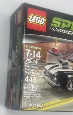 'LEGO Speed Champions 75874 Chevrolet Camaro Drag Race Boîte scellée d'usine endommagée'