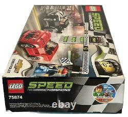 LEGO Speed Champions 75874 Ensemble de course de drag Chevrolet Camaro neuf scellé 445 pièces