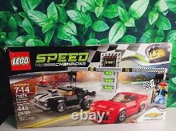 Lego Speed Champions Chevrolet Camaro Drag Race (75874) 1969 & 2016 Modèles De Voitures