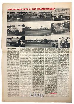 Lot de 12 magazines de journaux 1965 NORTHWEST Hot ROD NEWS traduit en français : 'Lot de 12 magazines de journaux 1965 NORTHWEST Hot ROD NEWS sur l'actualité des voitures de course Drag Racing de l'année complète'.