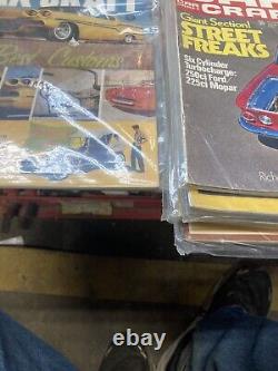 Lot de 90+ magazines Car Craft de drag racing de 1963 à 1978