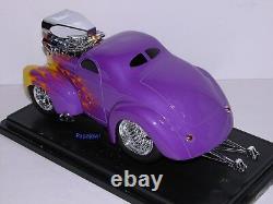 Machines Musculaires 1941 Willys Coupe 41 Drag Racing Hemi Limitée Violet 118