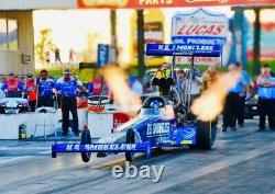 Maillot d'équipage NHRA Top Fuel DRAGSTER de Don Prudhomme, Chemise NITRO Snake, Taille M, Portée en Course.