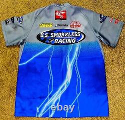 Maillot d'équipage NHRA Top Fuel DRAGSTER de Don Prudhomme, Chemise NITRO Snake, Taille M, Portée en Course.