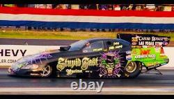 NHRA Bob Bode UTILISÉ Départ Ligne ÉQUIPE SHIRT Jersey NITRO Funny Car TRÈS RAPIDE