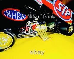 NHRA Tony Pedregon : Voiture de course Drag Racing Top Fuel NITRO 124 Diecast STP Funny Car Rare