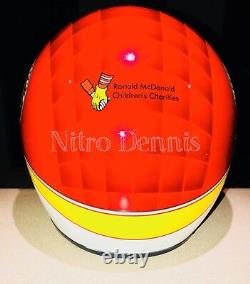 Nhra Cruz Pedregon Race Worn Helmet Funny Car Nitro Rare Drag Racing Mcdonalds