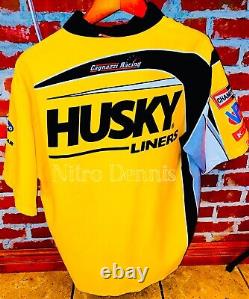 Nhra Erica Enders Race Worn Crew Shirt Rare Jersey Pro Stock Drag Racing Husky