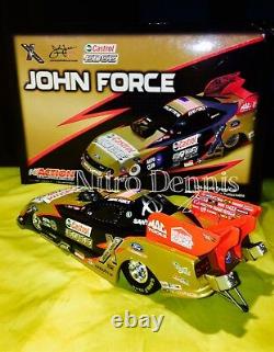 Nhra John Force 124 Diecast Nitro Funny Car Castrol Edge Top Carburant Drag Racing