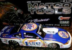Nhra V Gaines Miller Lite Pro Stock 124 Diecast Drag Racing Car Rare